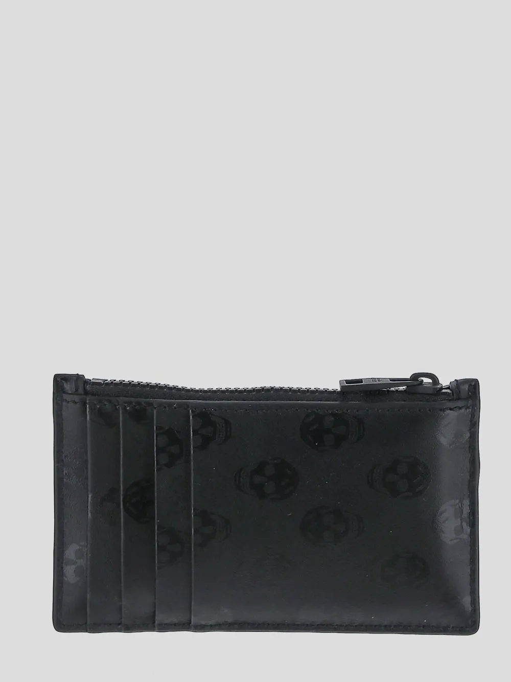 Alexander McQueen Skull Printed Zip-Up Wallet