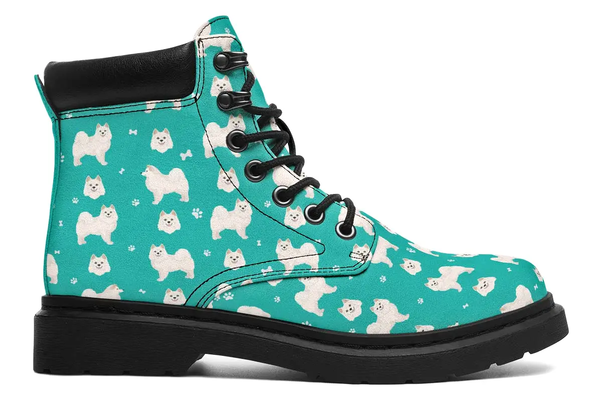 American Eskimo Pattern Classic Vibe Boots