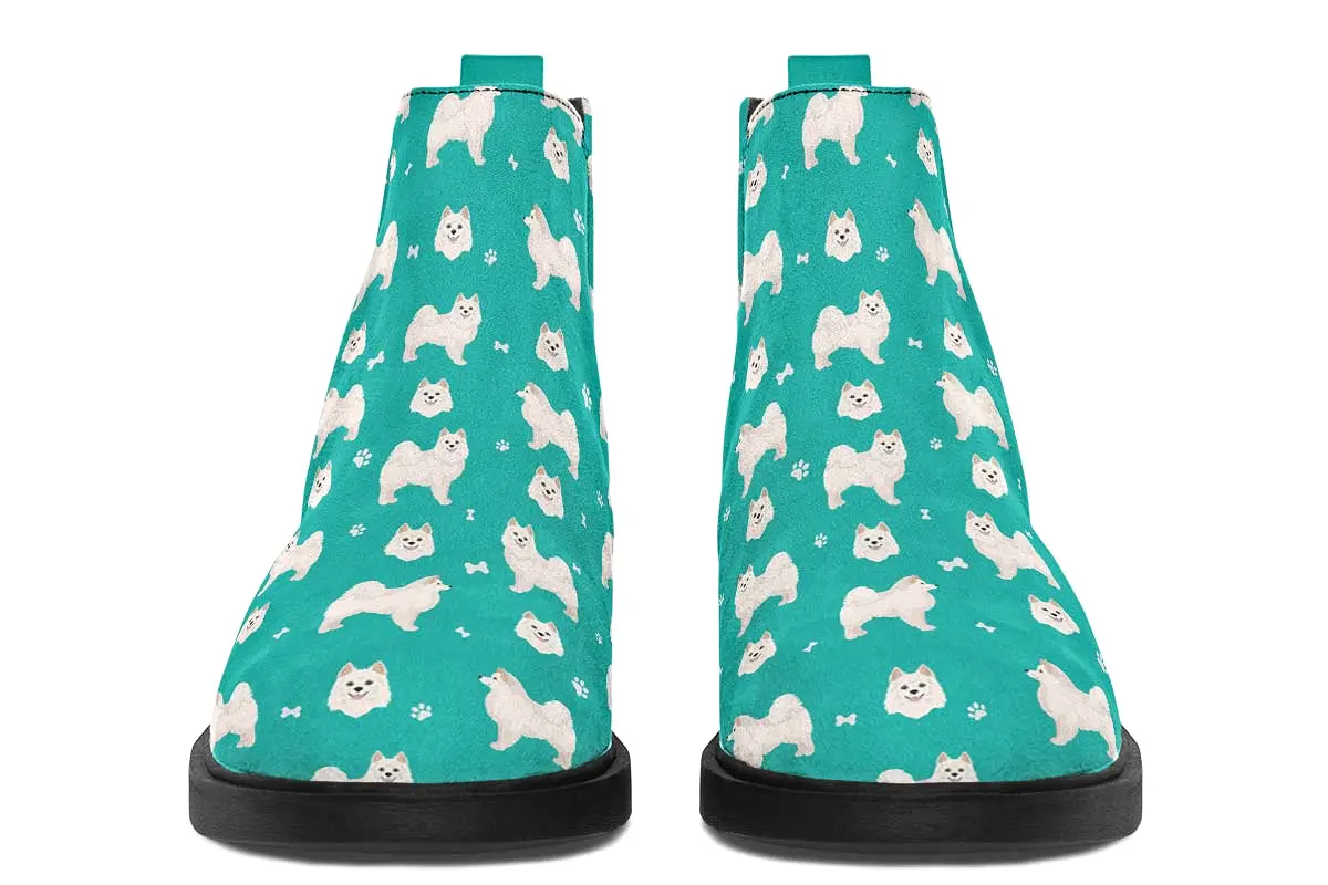 American Eskimo Pattern Neat Vibe Boots