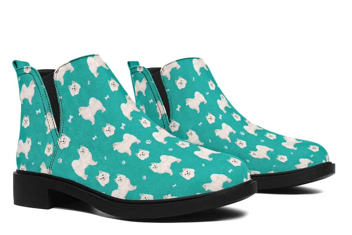 American Eskimo Pattern Neat Vibe Boots