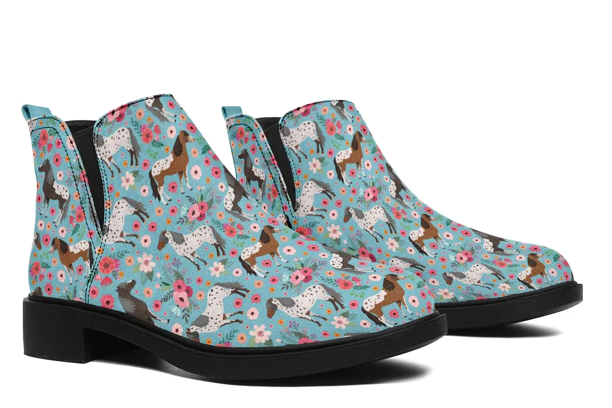 Appaloosa Horse Flower Neat Vibe Boots