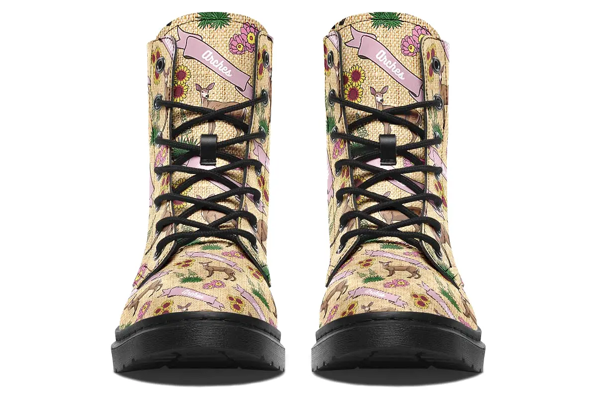 Arches Pattern Boots