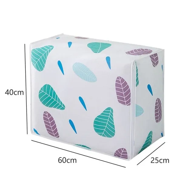 Ashore Shop clothing Zipper Fabric Moisture-Proof Storage Box