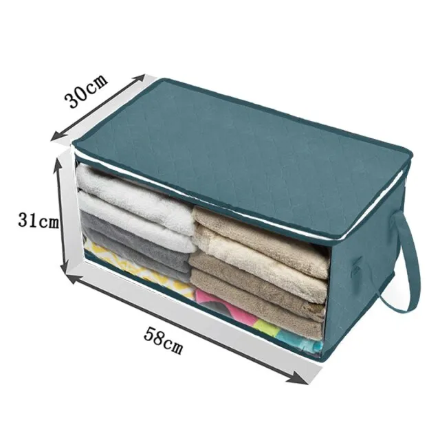 Ashore Shop clothing Zipper Fabric Moisture-Proof Storage Box