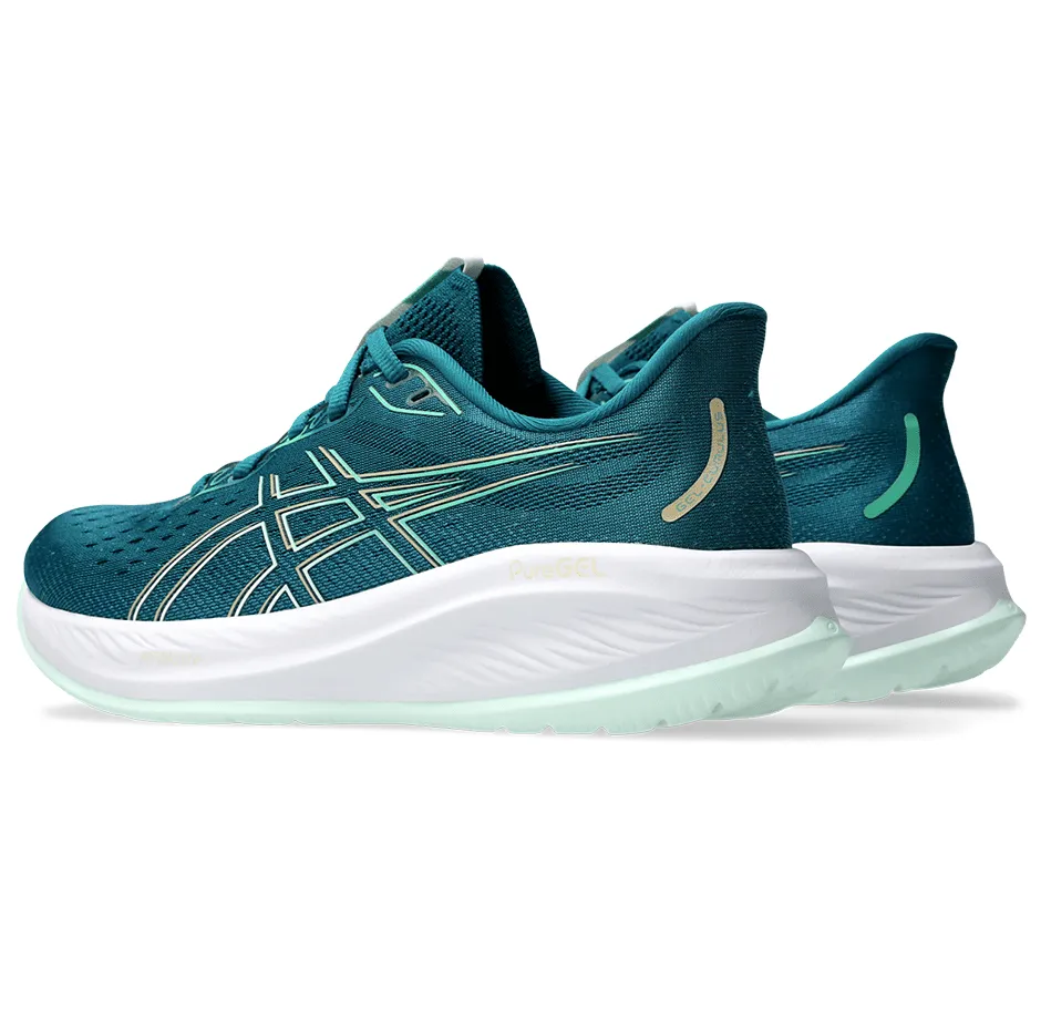 Asics Cumulus 26 Women's Running Shoes SS24 Rich Teal /Pale Mint