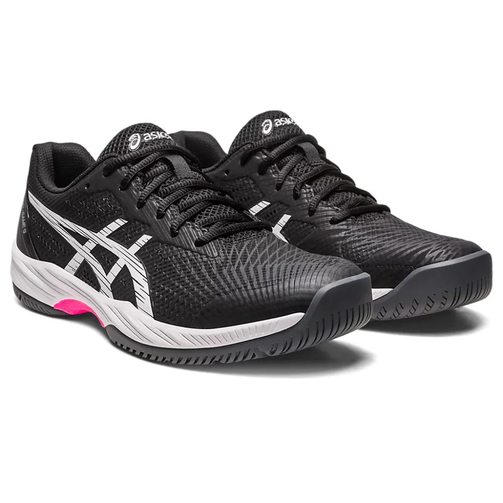 ASICS Men's Gel-Game 9 Tennis Shoe (Black/Hot Pink)