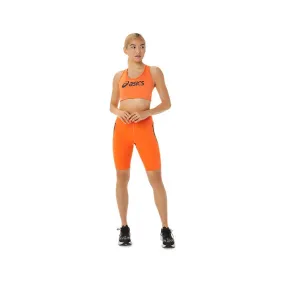 ASICS Women's Padded Bra (Nova Orange/Night Shade)