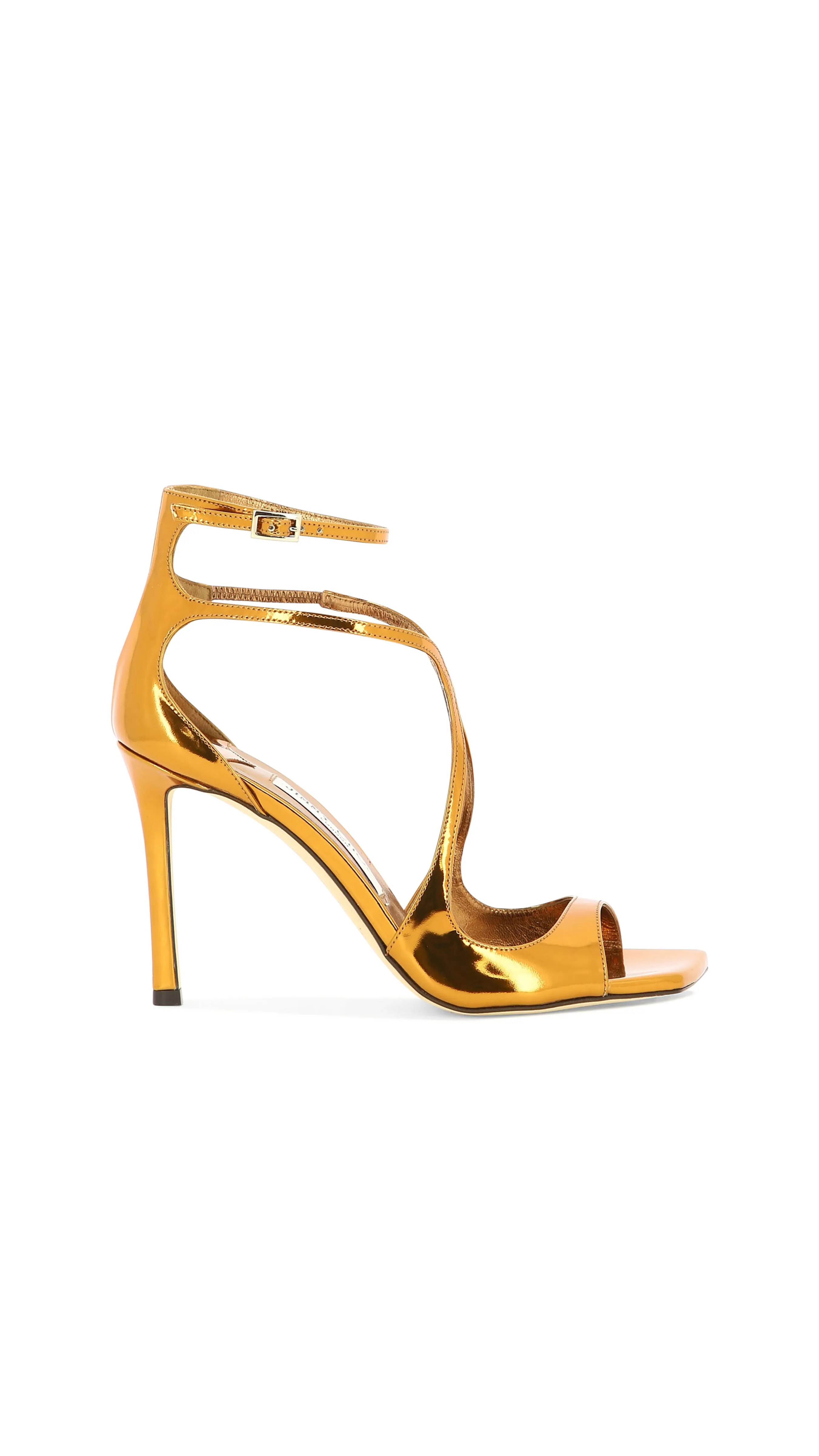 Azia 95 Patent Leather Sandals - Gold