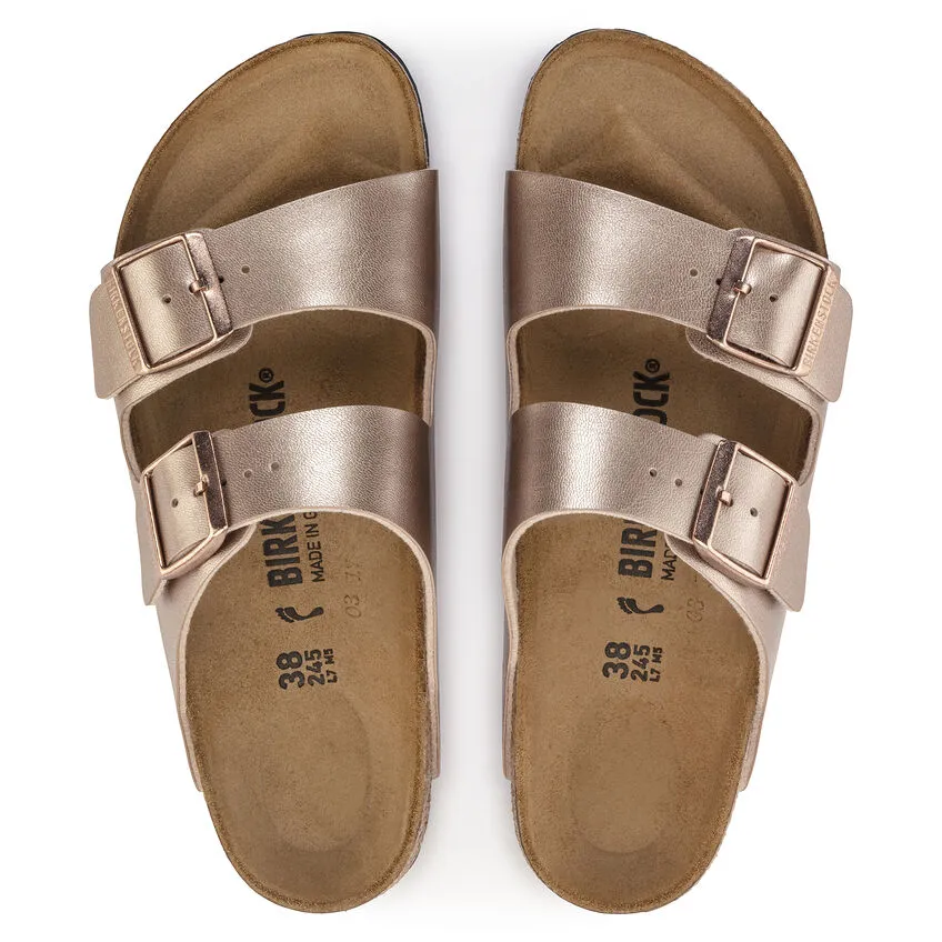 Birkenstock Women’s Arizona Slip On Sandals-Copper **Narrow Width**