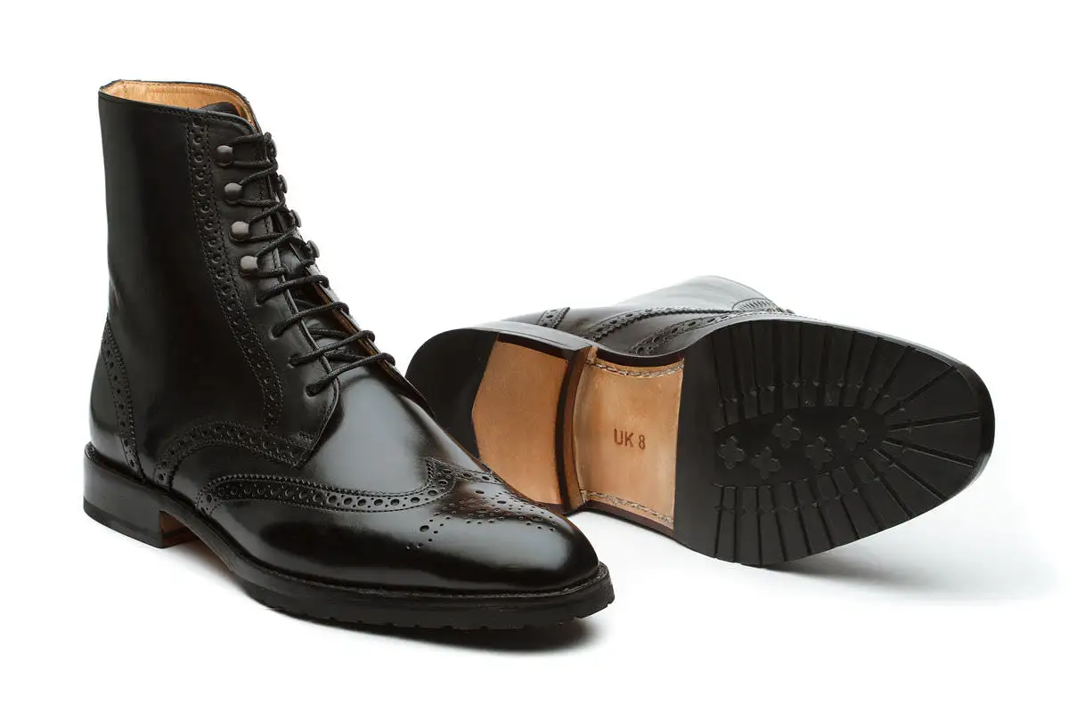 Brogue Boots - Black