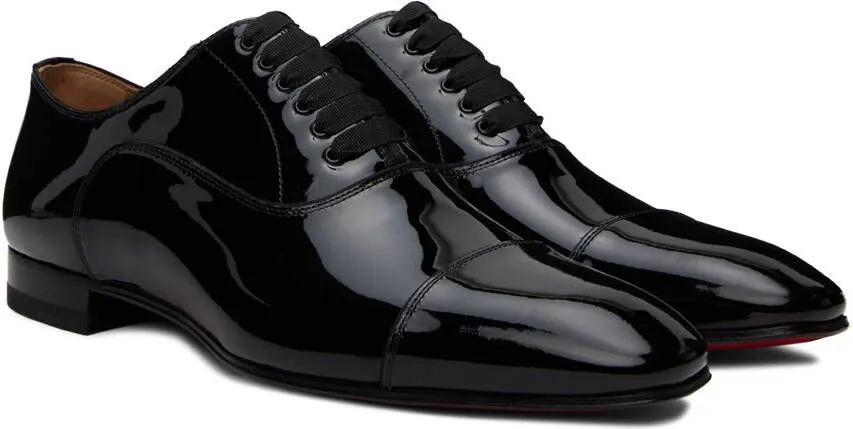 Christian Louboutin Black Greggo Oxfords