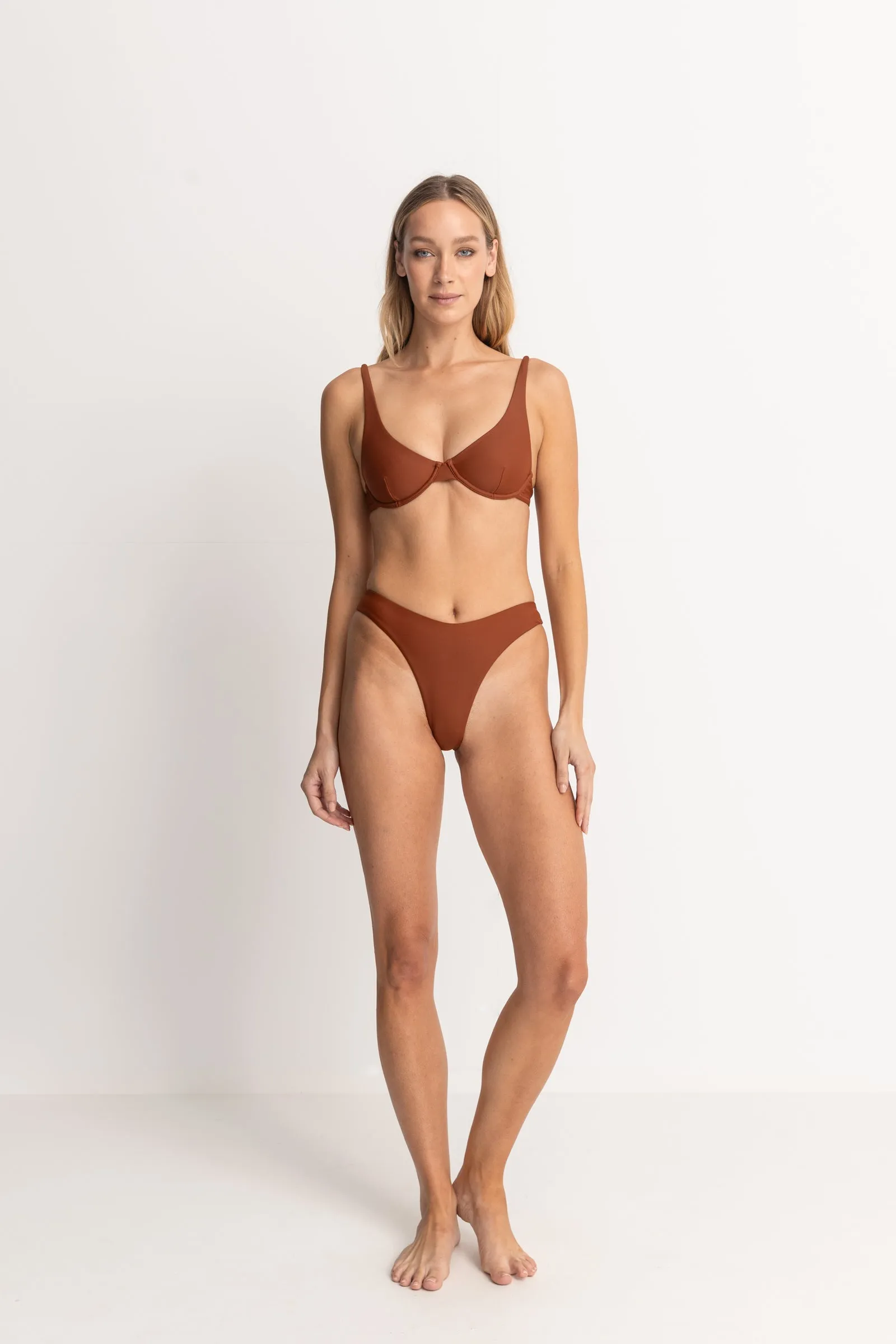 Classic Underwire Top Rust