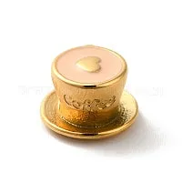 Coffee Cup European Charm, Gold Stainless Steel (PRE-ORDER ALLOW 10 DAYS)