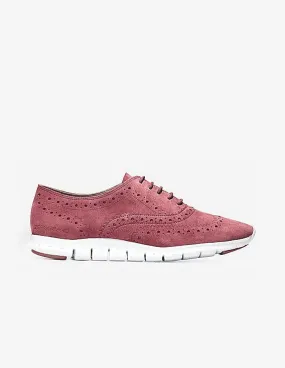 Cole Haan Women Wine Women's ZERØGRAND Wingtip Oxfords