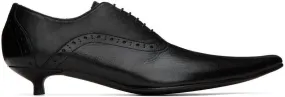 Comme des Garçons Black Kitten Heel Oxfords