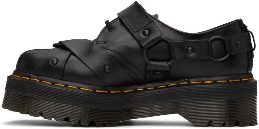 Dr. Martens Black 1461 Quad Harness Oxfords