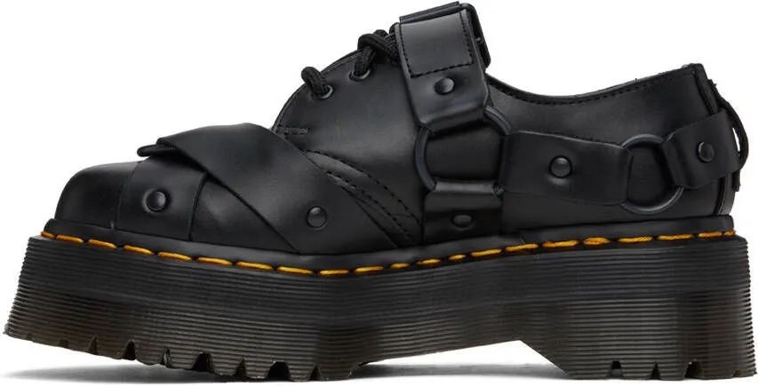 Dr. Martens Black 1461 Quad Harness Oxfords