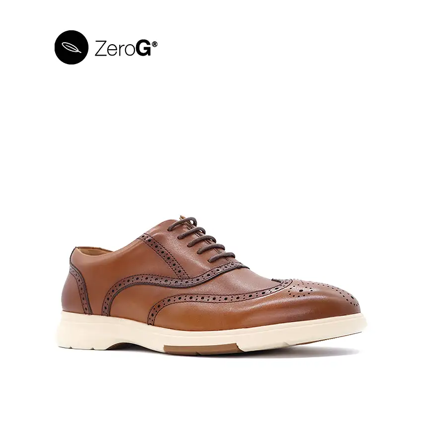 Edvin Lace Up WT Men's Shoes -  Deep Tan Leather