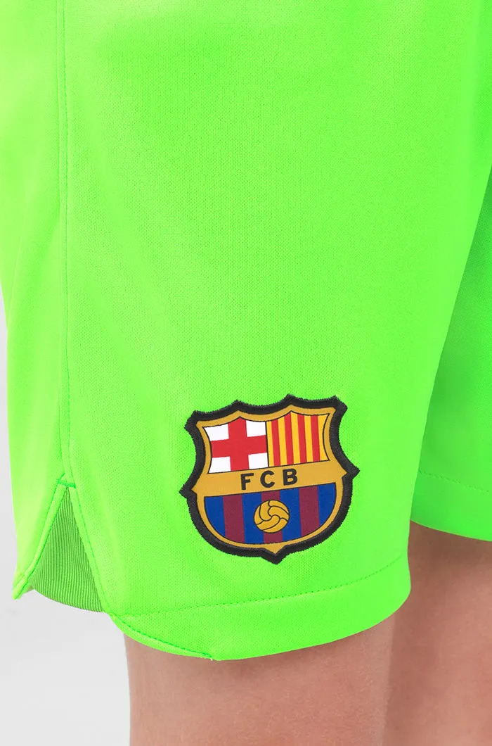 FC Barcelona Goalkeeper green shorts 22/23 - Junior