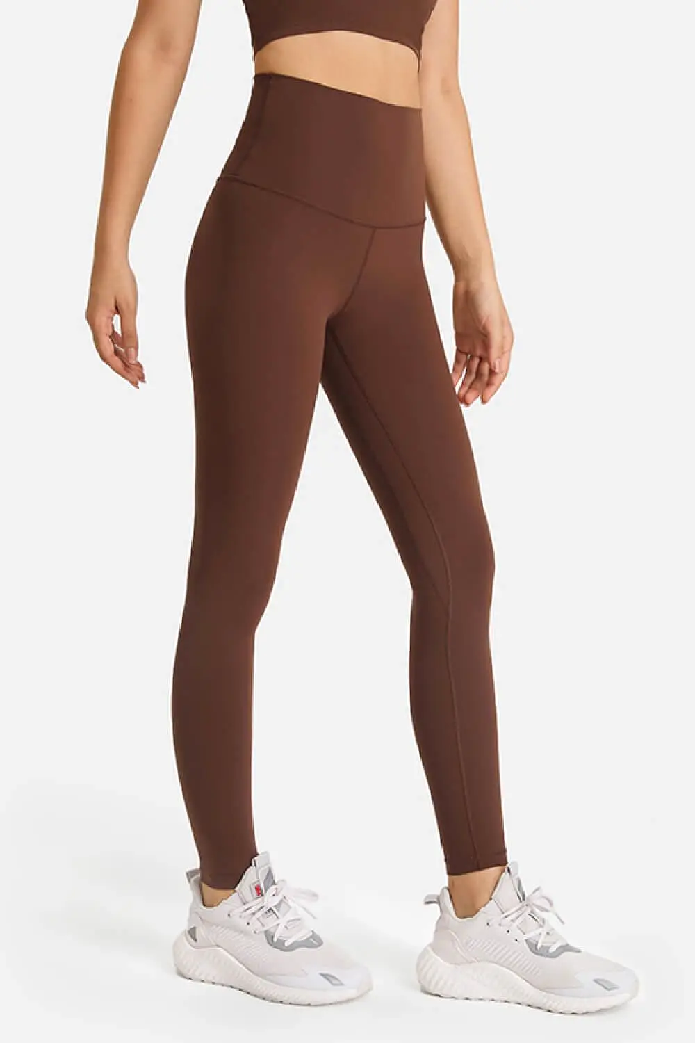 Feel Like Skin Elastic Waistband Yoga Leggings