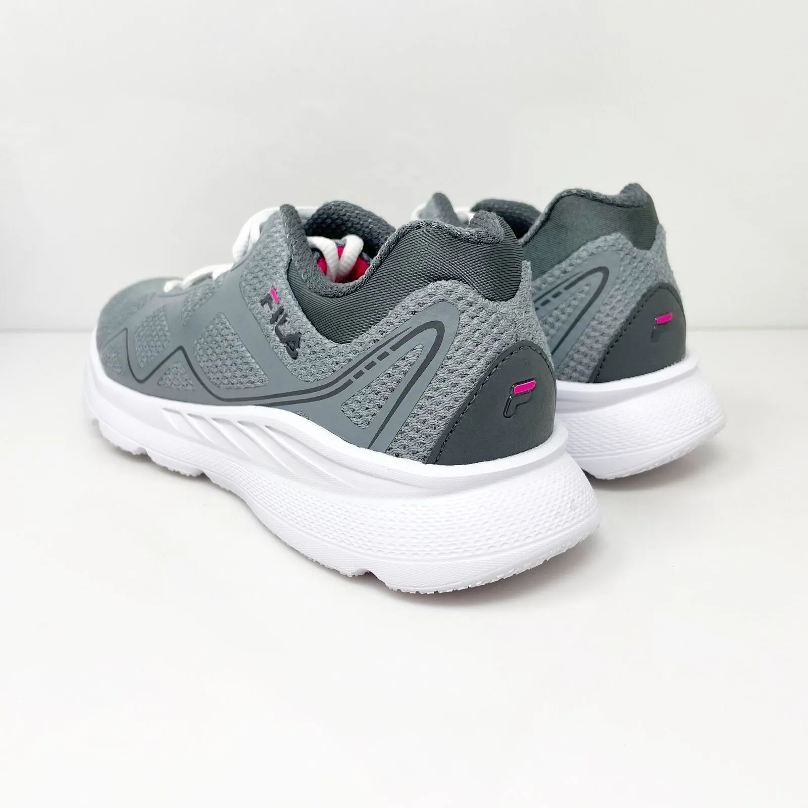 Fila Womens Lite Memory Foam 5RM01173-262 Gray Running Shoes Sneakers Size 8.5