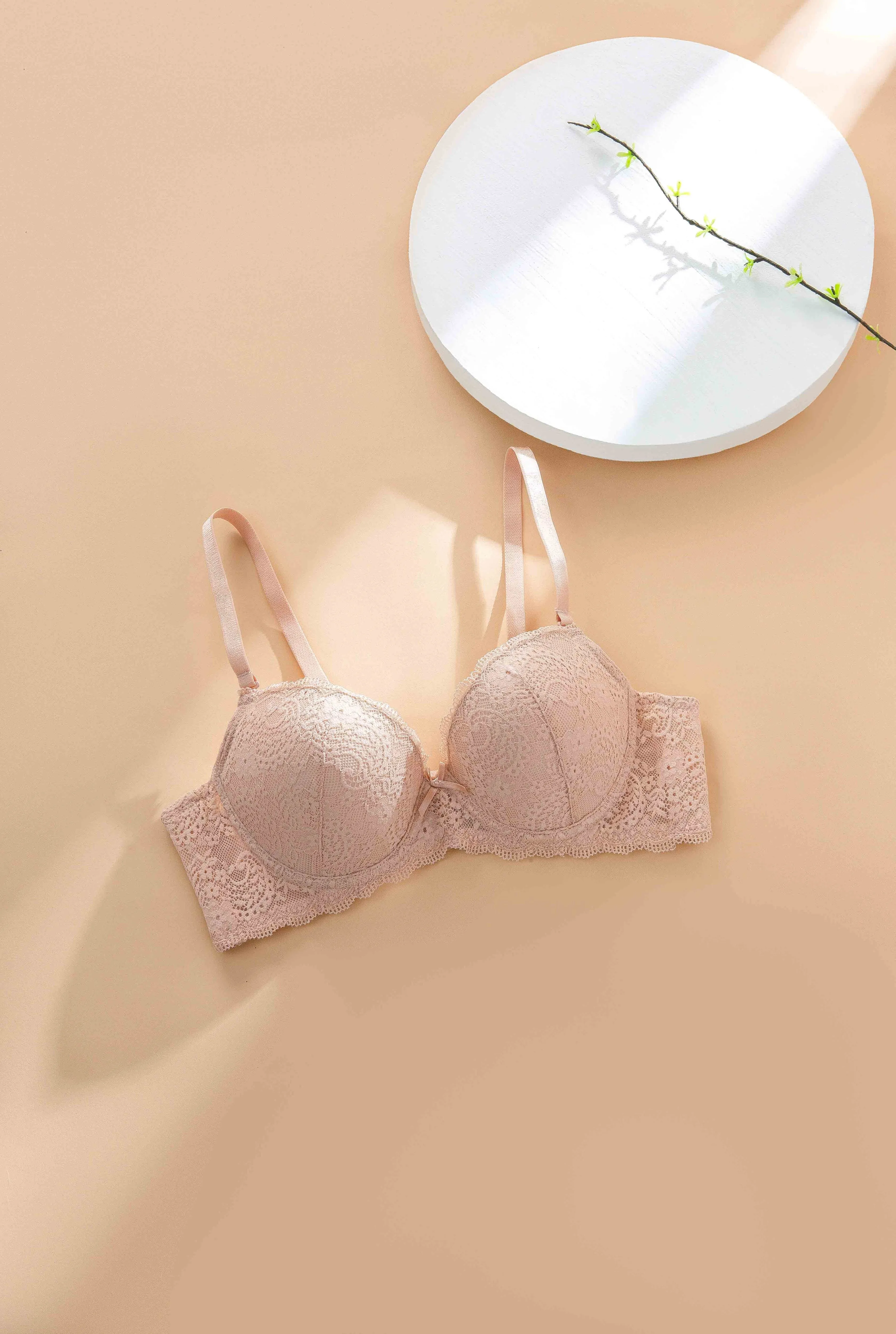 Floral Charm Wire Demi Cup Bra S10-29951