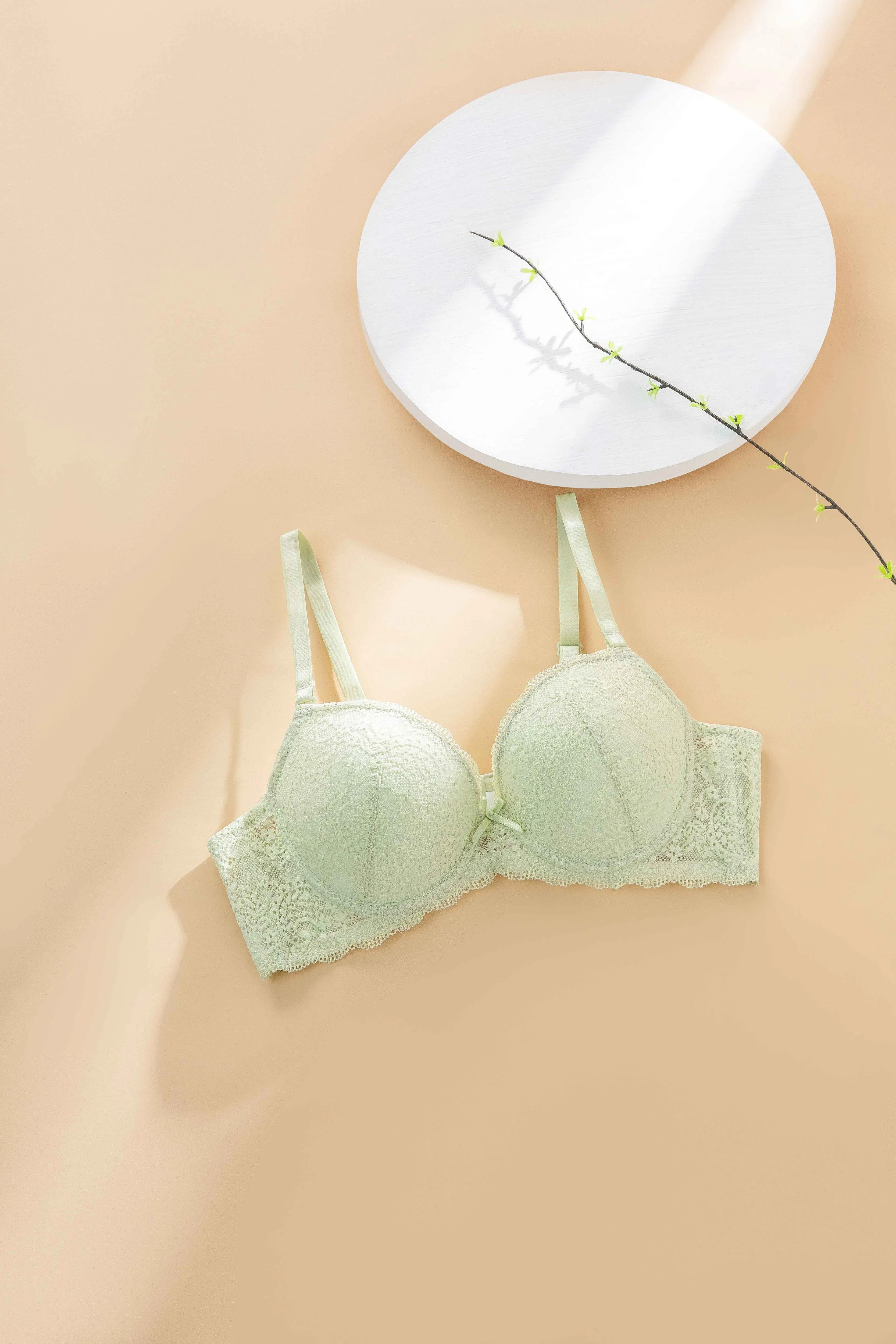 Floral Charm Wire Demi Cup Bra S10-29951