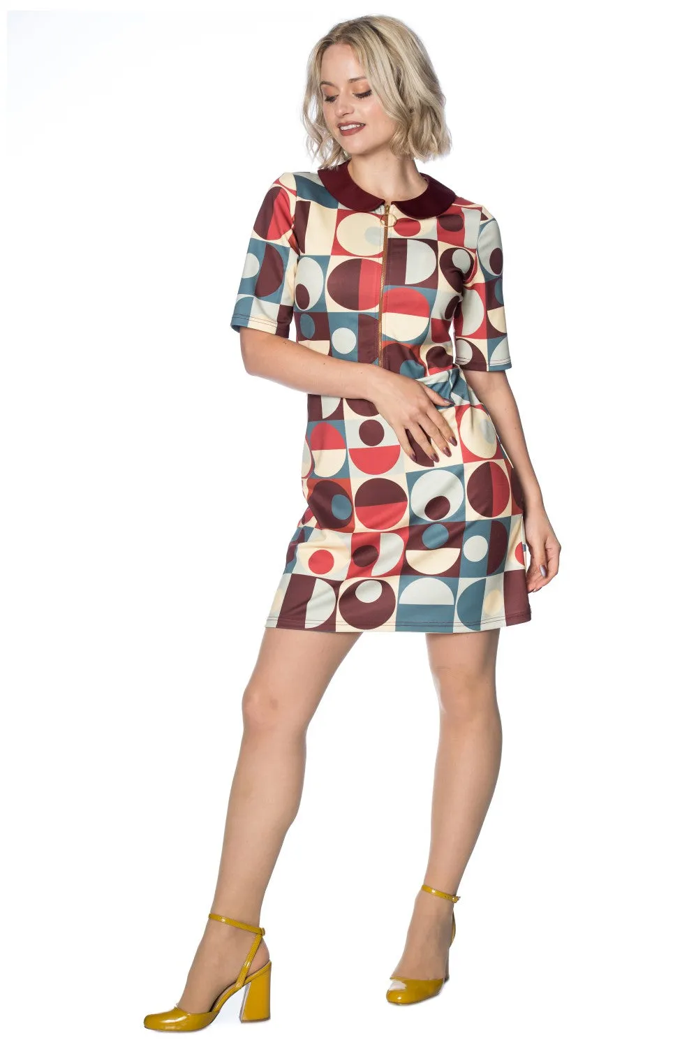 GEO CIRCLES DRESS