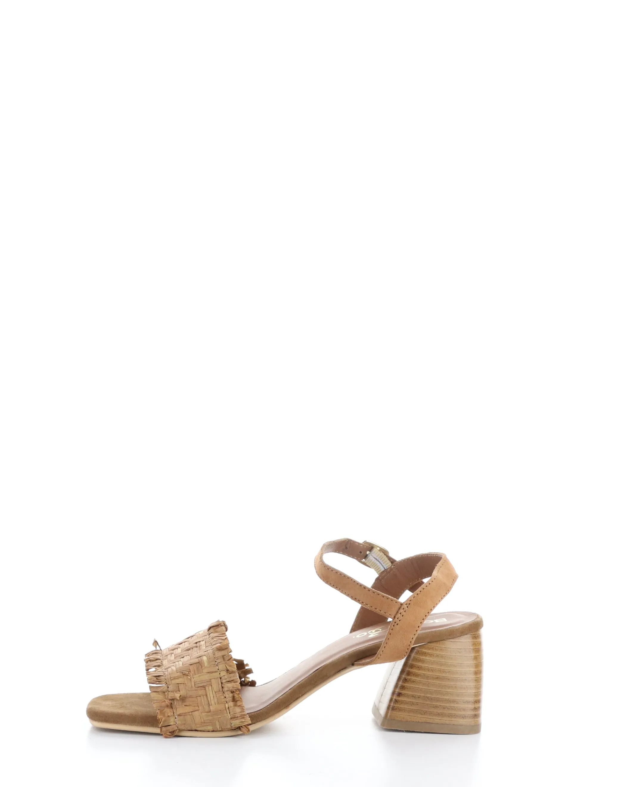 GERA TAN Round Toe Sandals