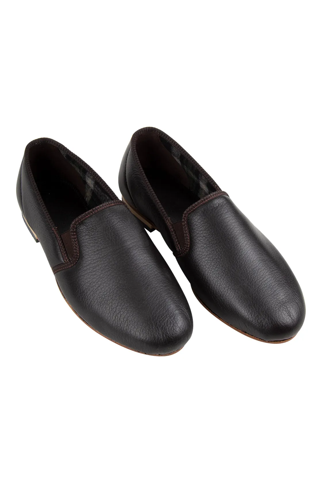 Givani Lawrence Slippers Brown