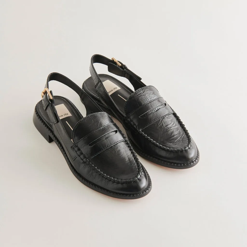 HARDI LOAFERS MIDNIGHT CRINKLE PATENT– Dolce Vita 6912946700354