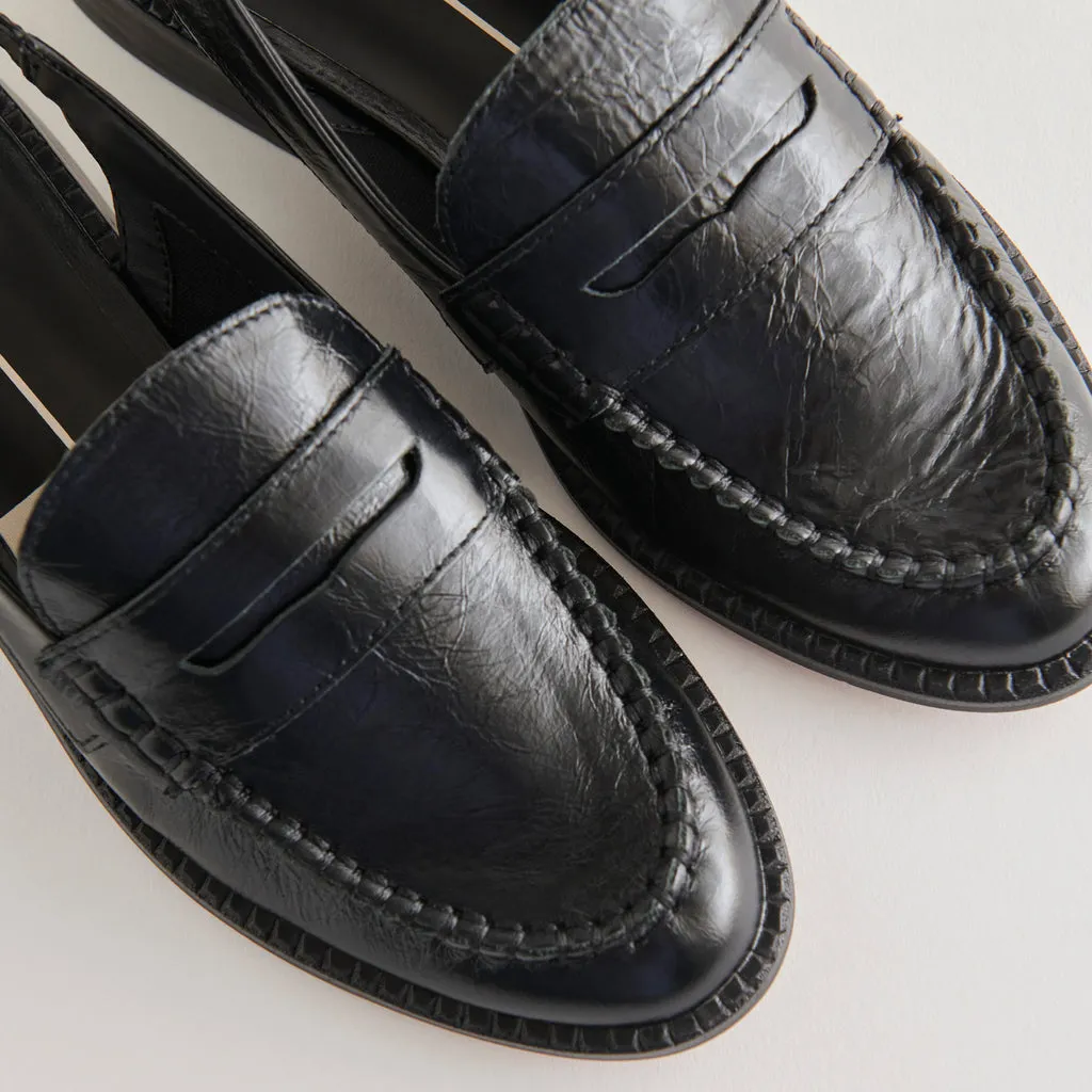 HARDI LOAFERS MIDNIGHT CRINKLE PATENT– Dolce Vita 6912946700354