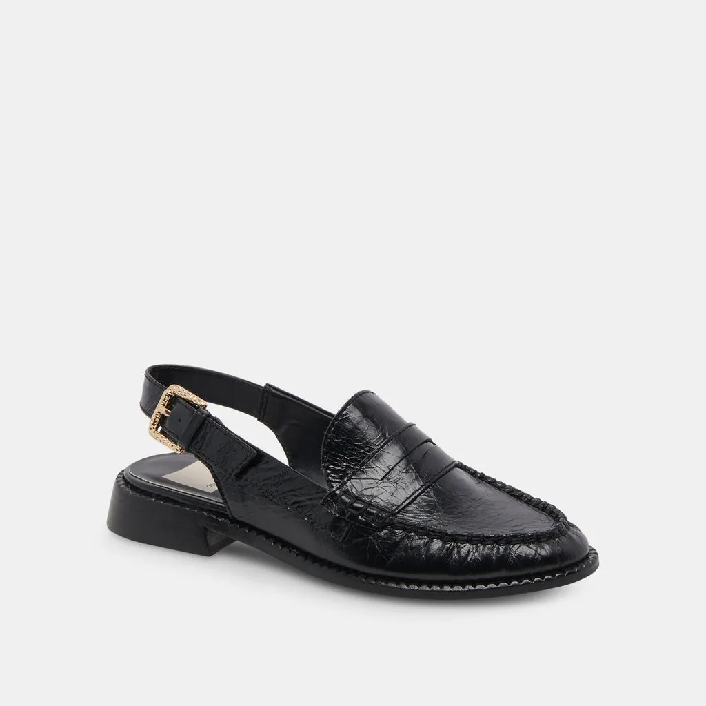 HARDI LOAFERS MIDNIGHT CRINKLE PATENT– Dolce Vita 6912946700354