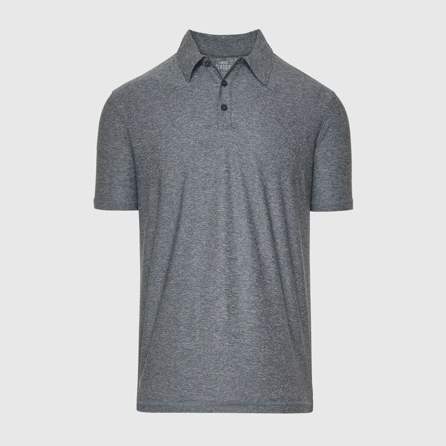 Heather Navy Active Polo