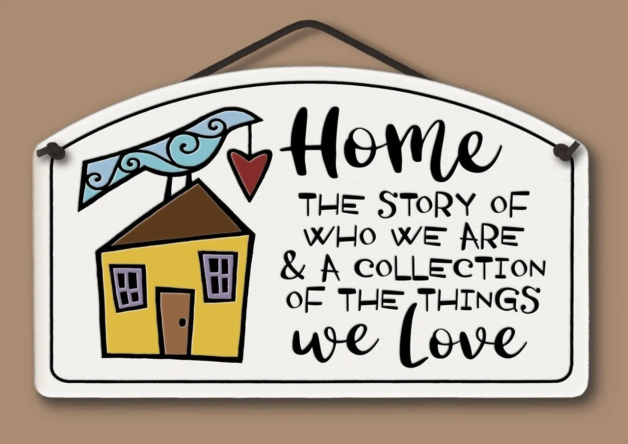 Home the Story Large Arch Ceramic Tile