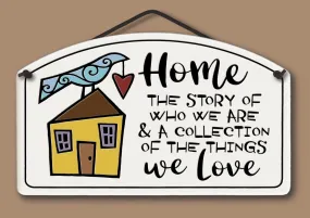 Home the Story Large Arch Ceramic Tile