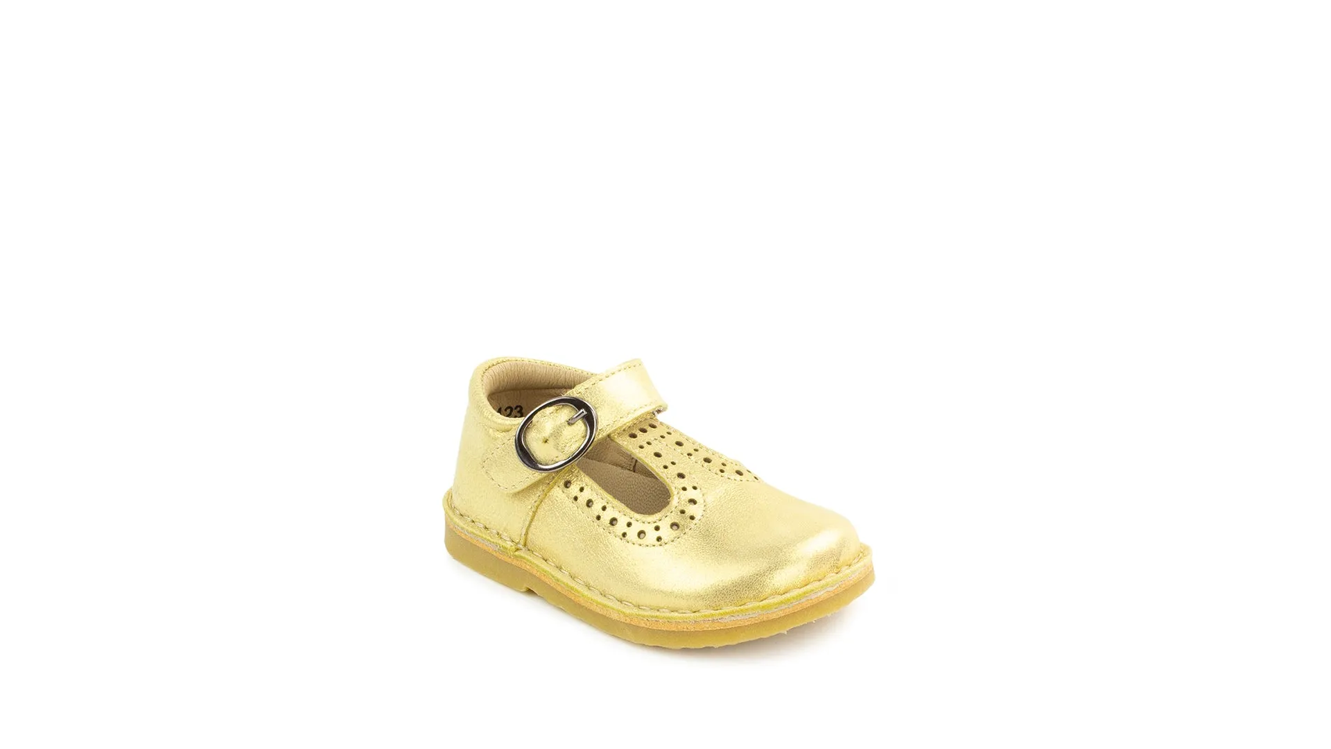 Infant Girls Shoes Petasil Gold T Bar Strap Ciara 2 6113 sale