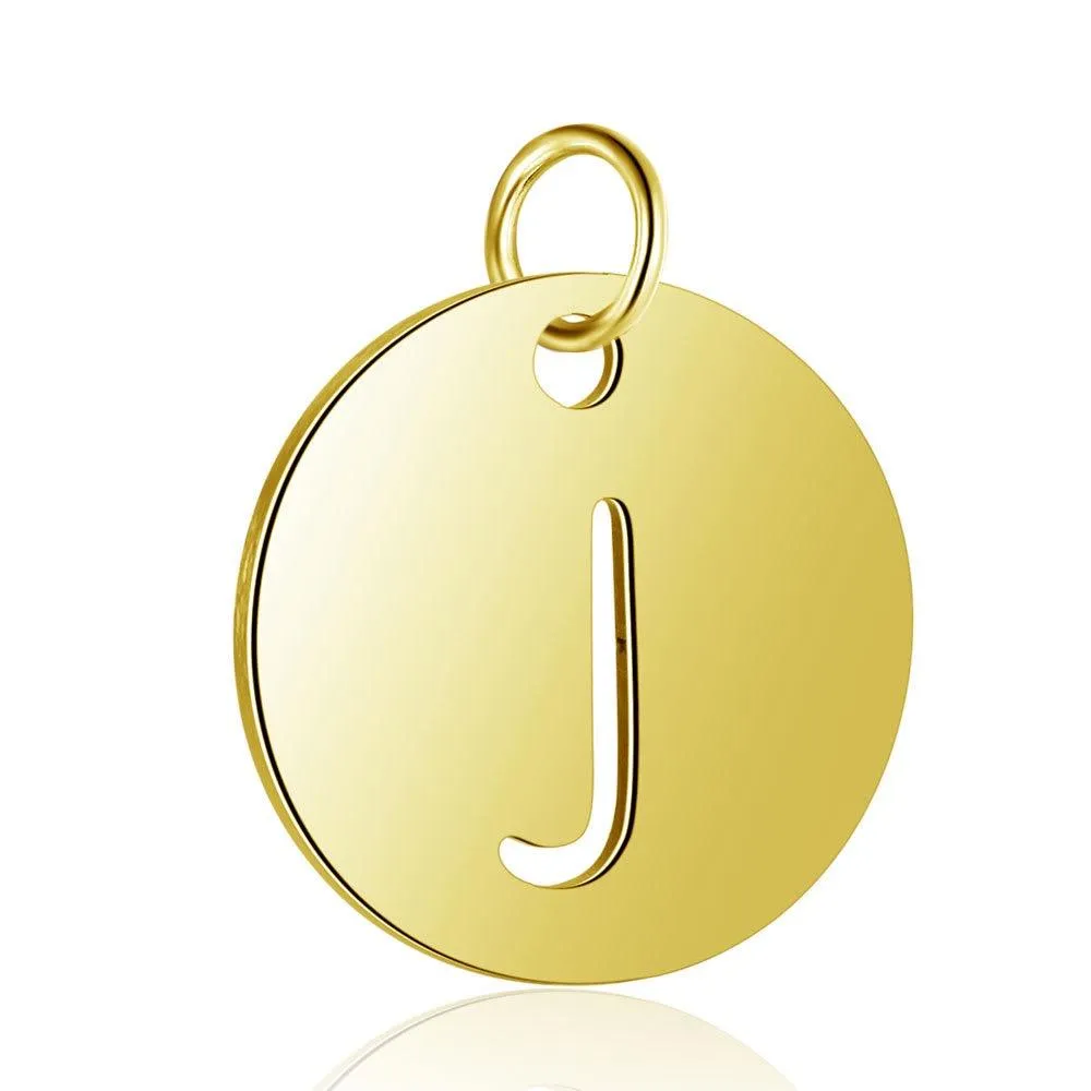 Initial Pendant Gold (A-Z)