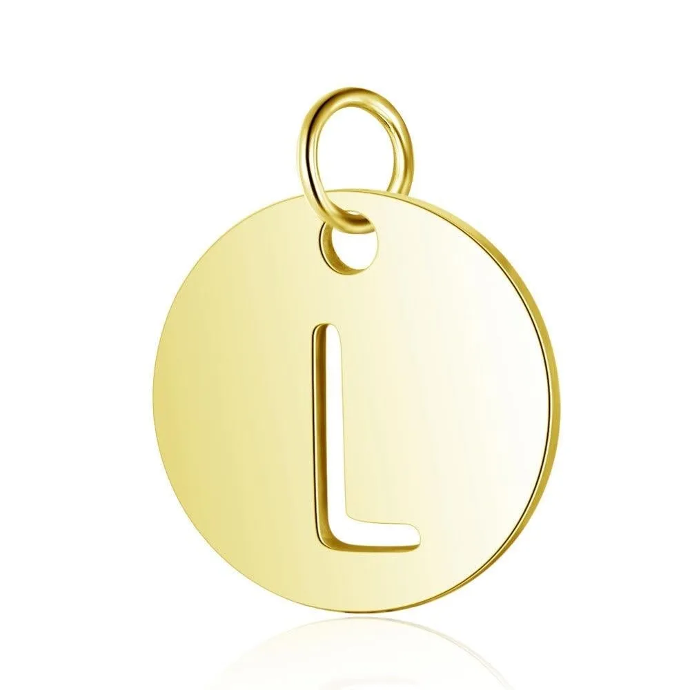 Initial Pendant Gold (A-Z)