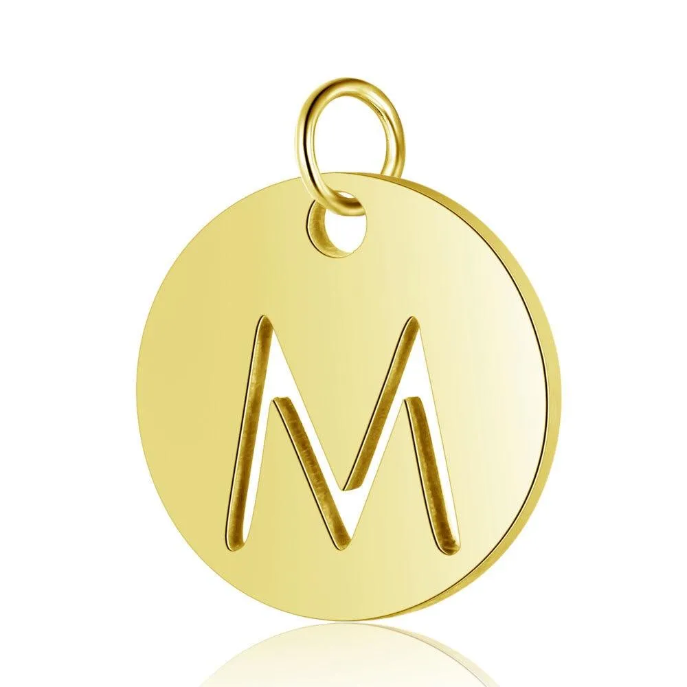 Initial Pendant Gold (A-Z)