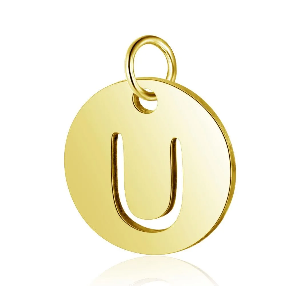 Initial Pendant Gold (A-Z)