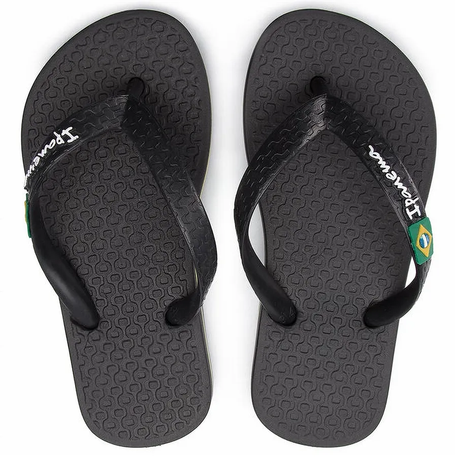 Ipanema Classic Brasil II Kids Slip Slops - Black