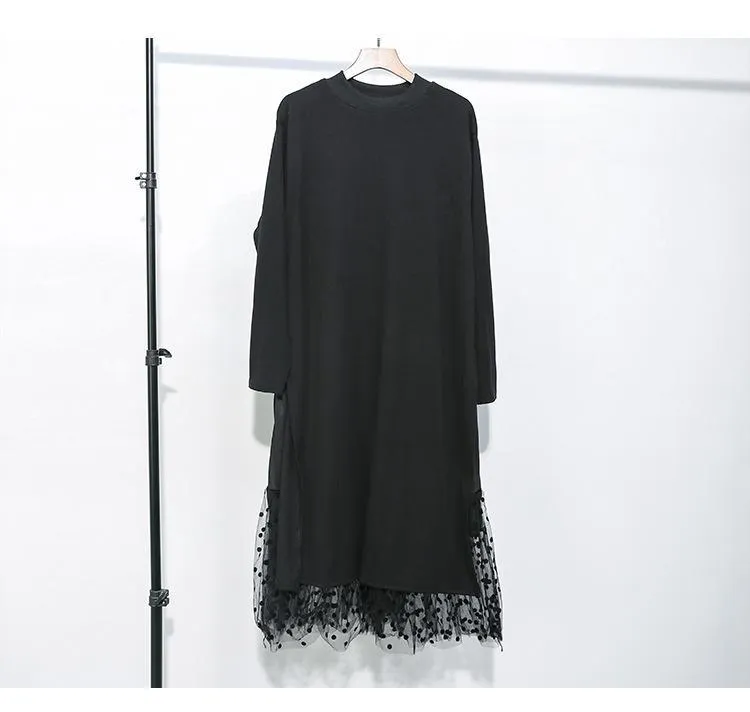 Kimi Mesh Long Sleeve Dress