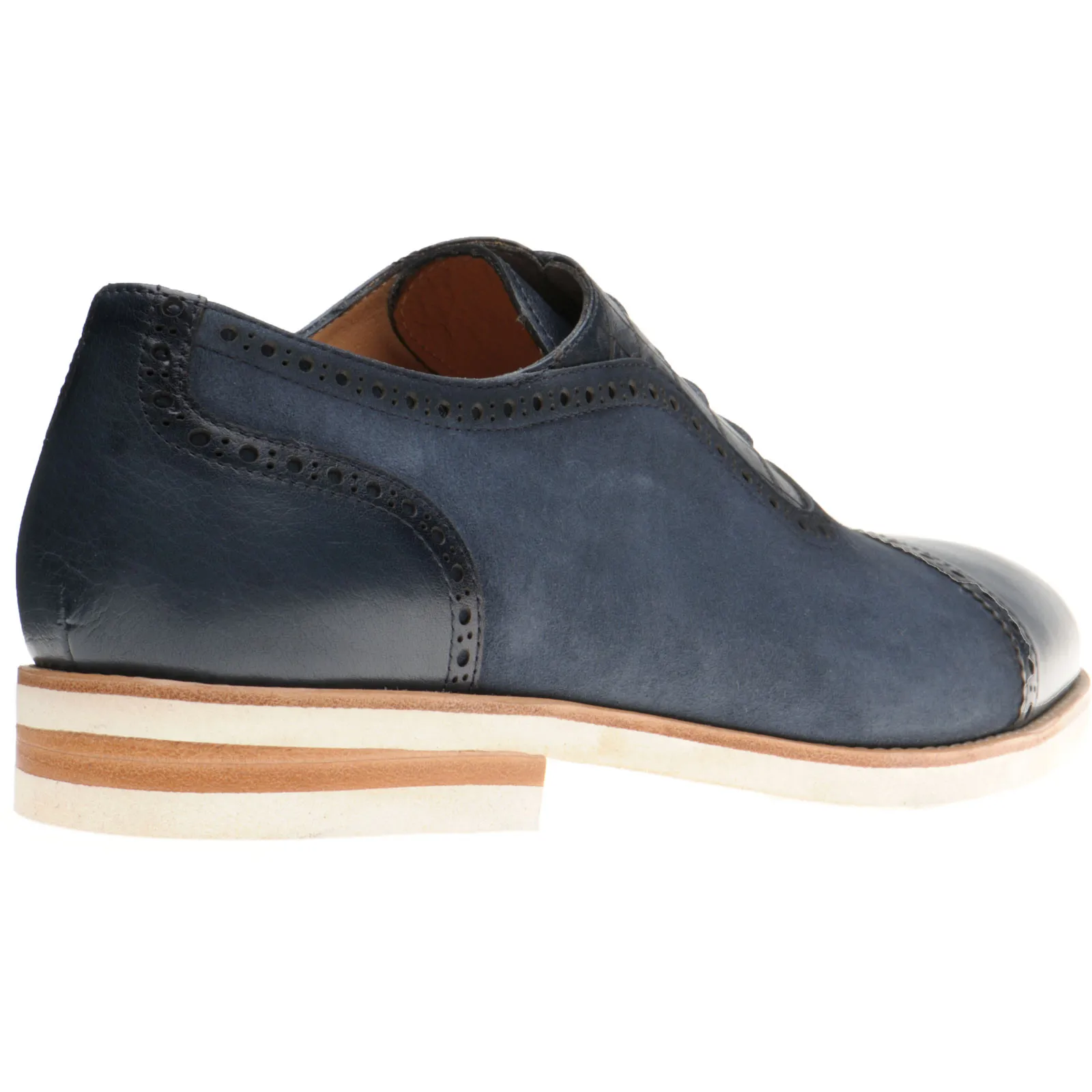 Landes two-tone rubber-soled Oxfords