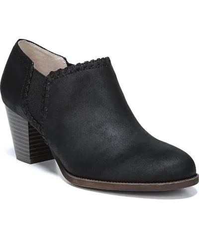 Life Stride Joelle Womens Faux Leather Heeled Ankle Boots