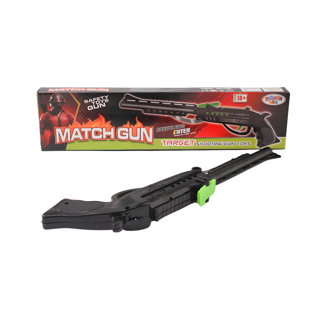 Match Gun for Kids, Girls & Boys-No Bullets Required for Matchstick Gun