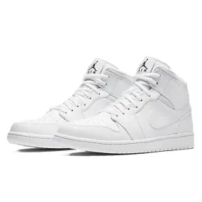 Men's Jordan High Top Basketball Shoes - White