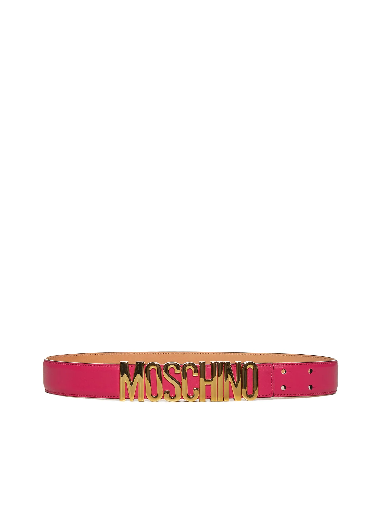 Moschino Logo Plaque Belt