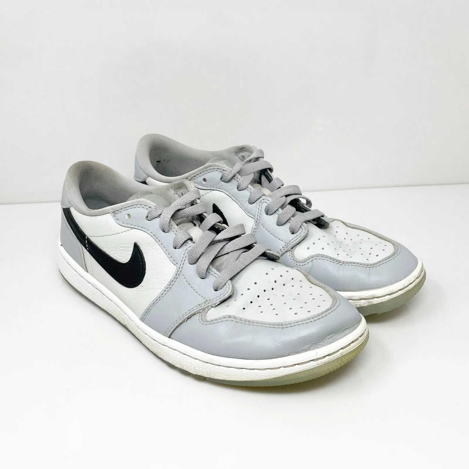 Nike Mens Air Jordan 1 Low DD9315-002 Gray Basketball Shoes Sneakers Size 8.5