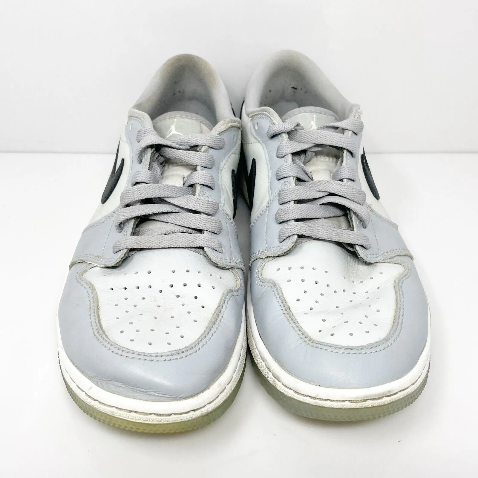 Nike Mens Air Jordan 1 Low DD9315-002 Gray Basketball Shoes Sneakers Size 8.5